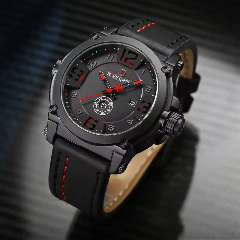 Naviforce 9099 L - Black Red
