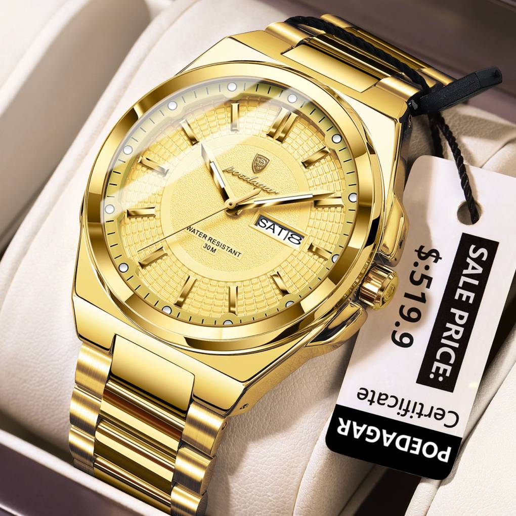 Poedagar 896 CH For Men - Gold