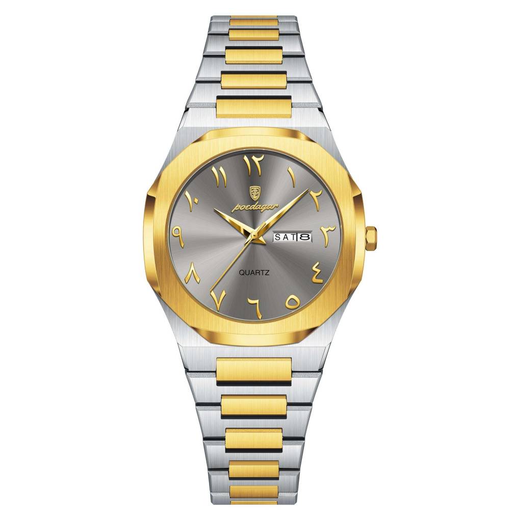 Poedagar 798 For Women – Silver Gold Gray