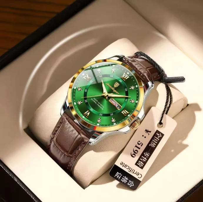 Poedagar 855L For Men - Brown Green