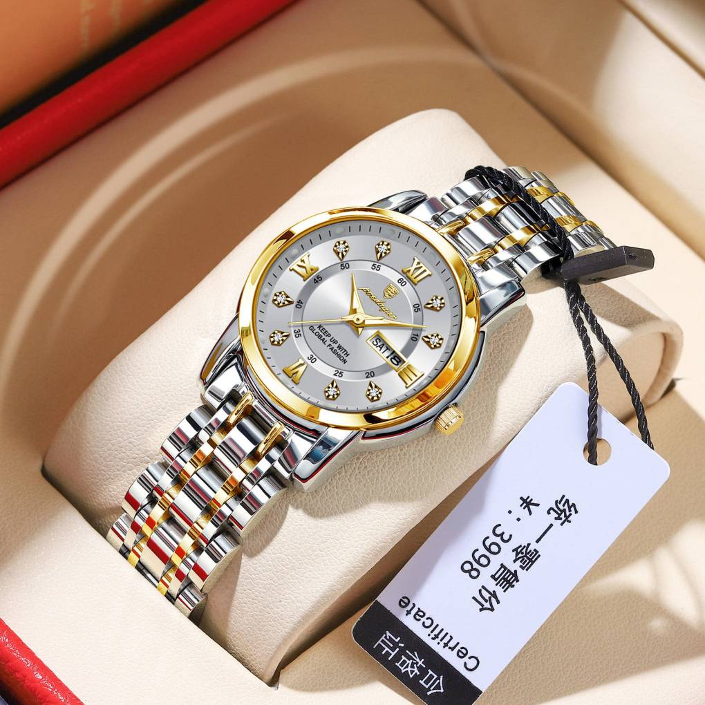 Poedagar 769 For Women - Silver Gold White