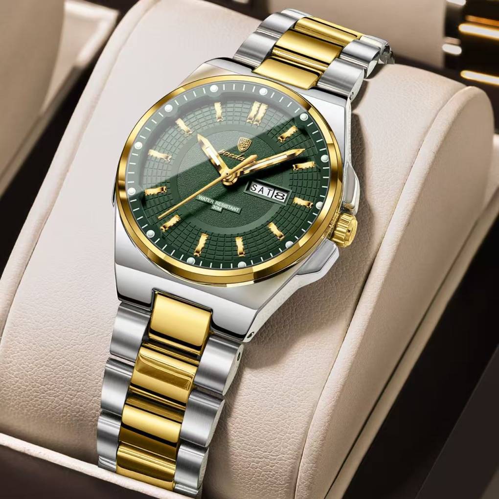 Poedagar 796 For Women – Silver Gold Green