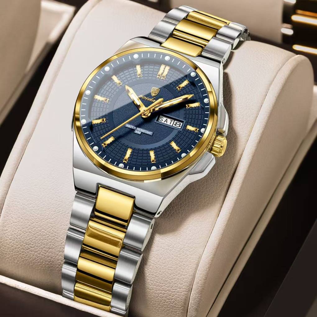Poedagar 796 For Women – Silver Gold Blue