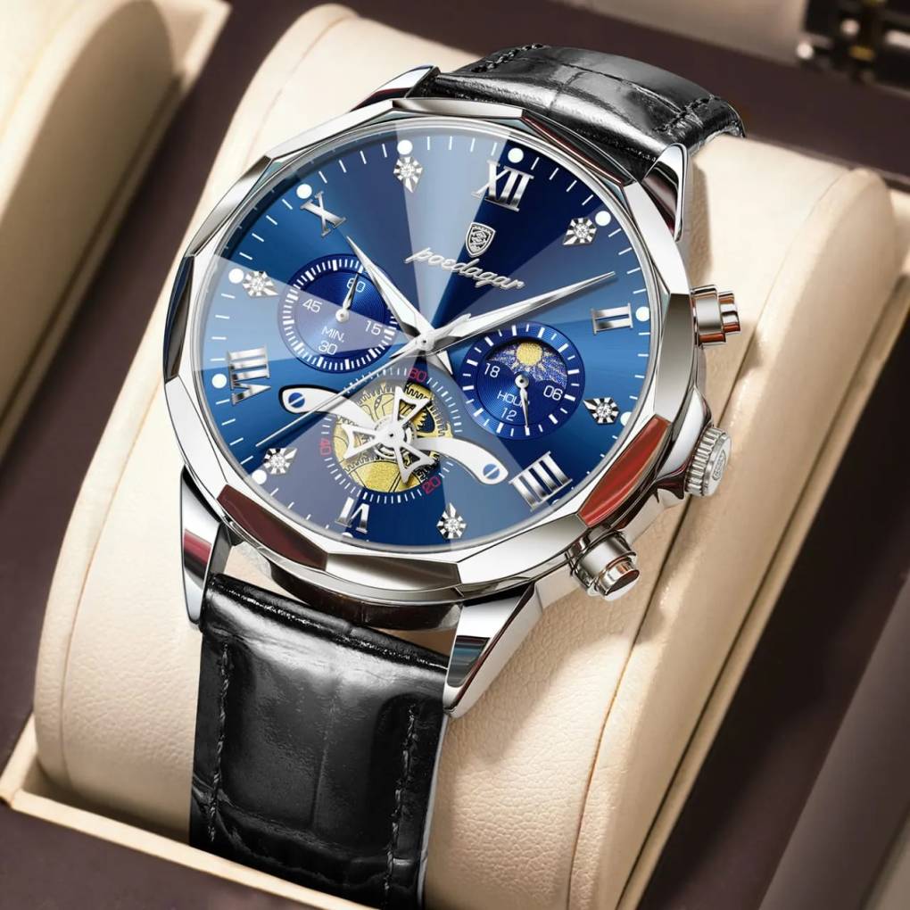 Poedagar 938 L For Men - Black Blue