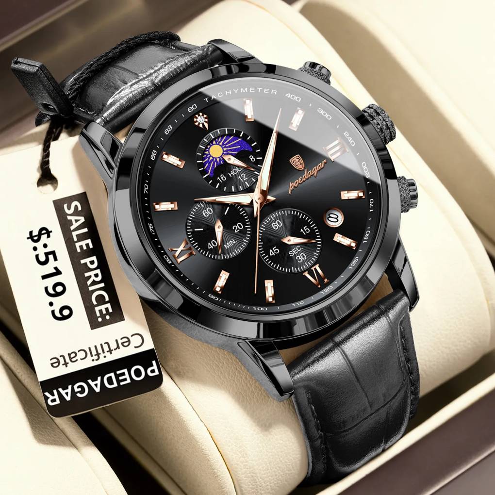 Poedagar 882L For Men - Black