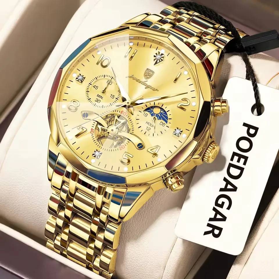 Poedagar 939 CH For Men - Gold