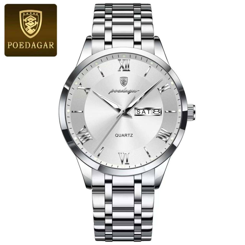 Poedagar 978 CH For Men - Silver