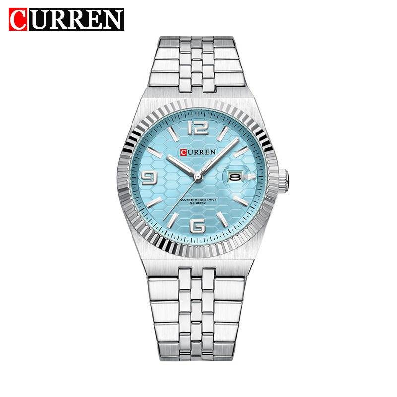 Curren 8498 CH For Women - Silver Sky