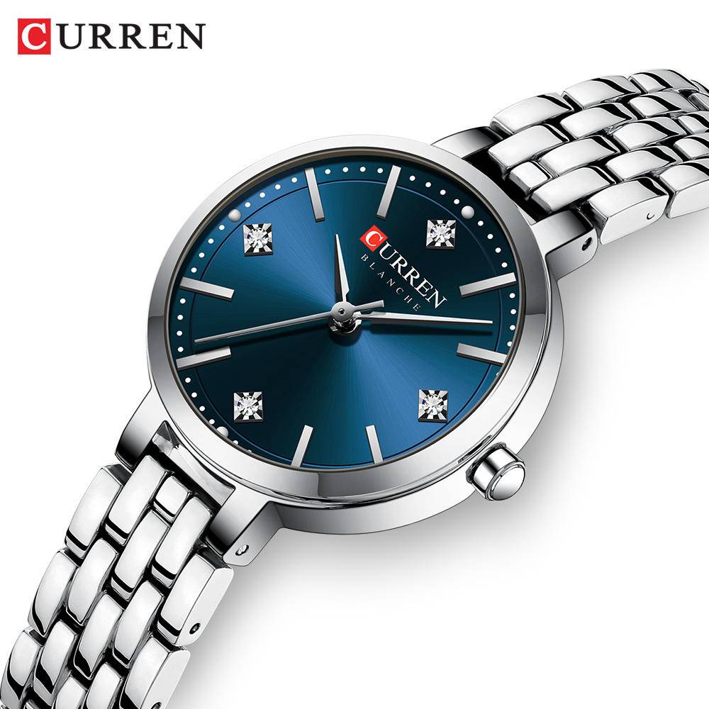 Curren 9106 Ladies Watch - Silver Blue