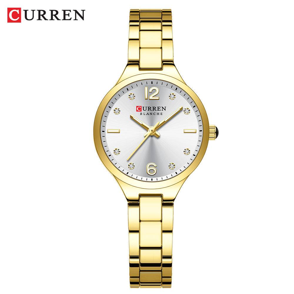 Curren 9105 Ladies Watch - Gold White