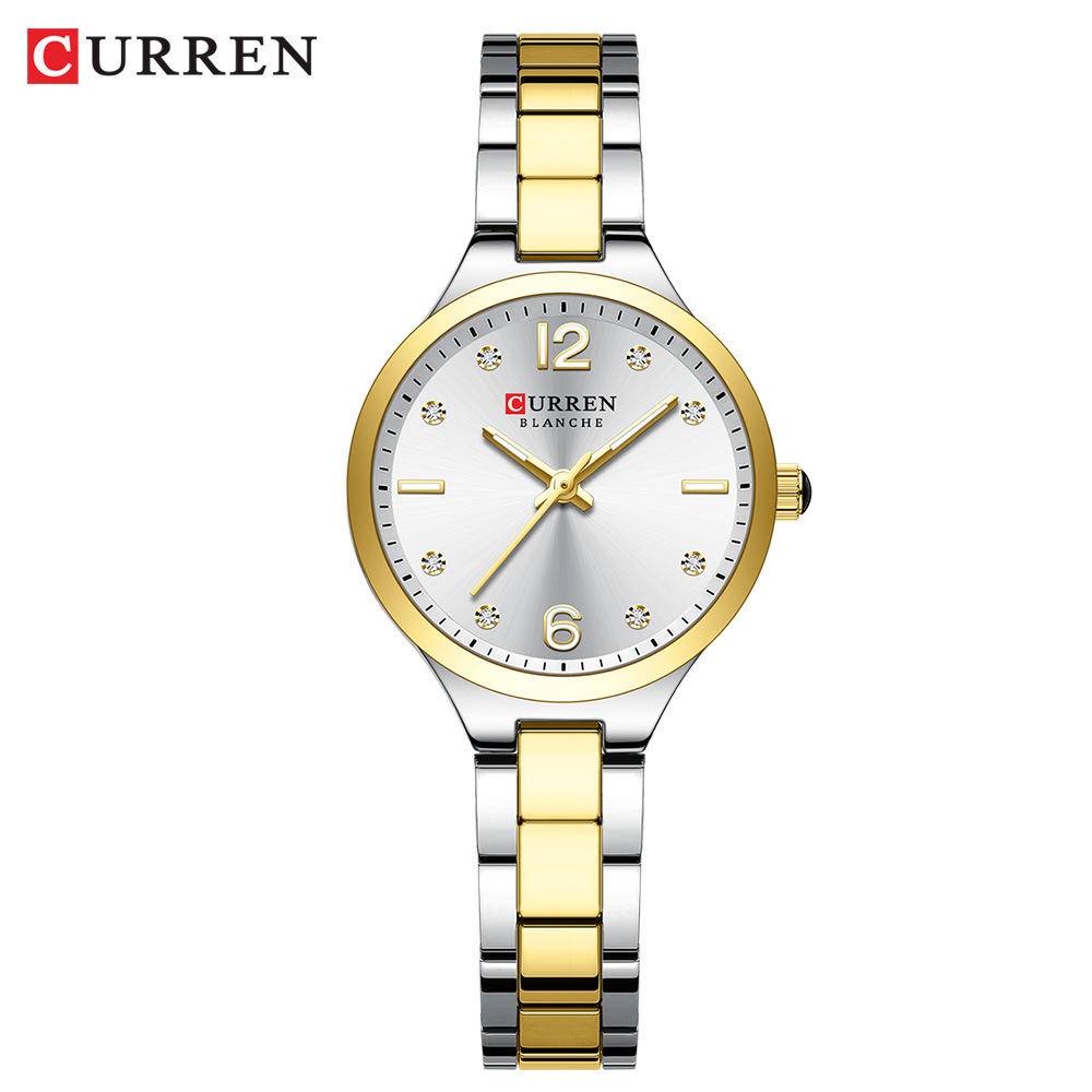 Curren 9105 Ladies Watch - Silver Gold