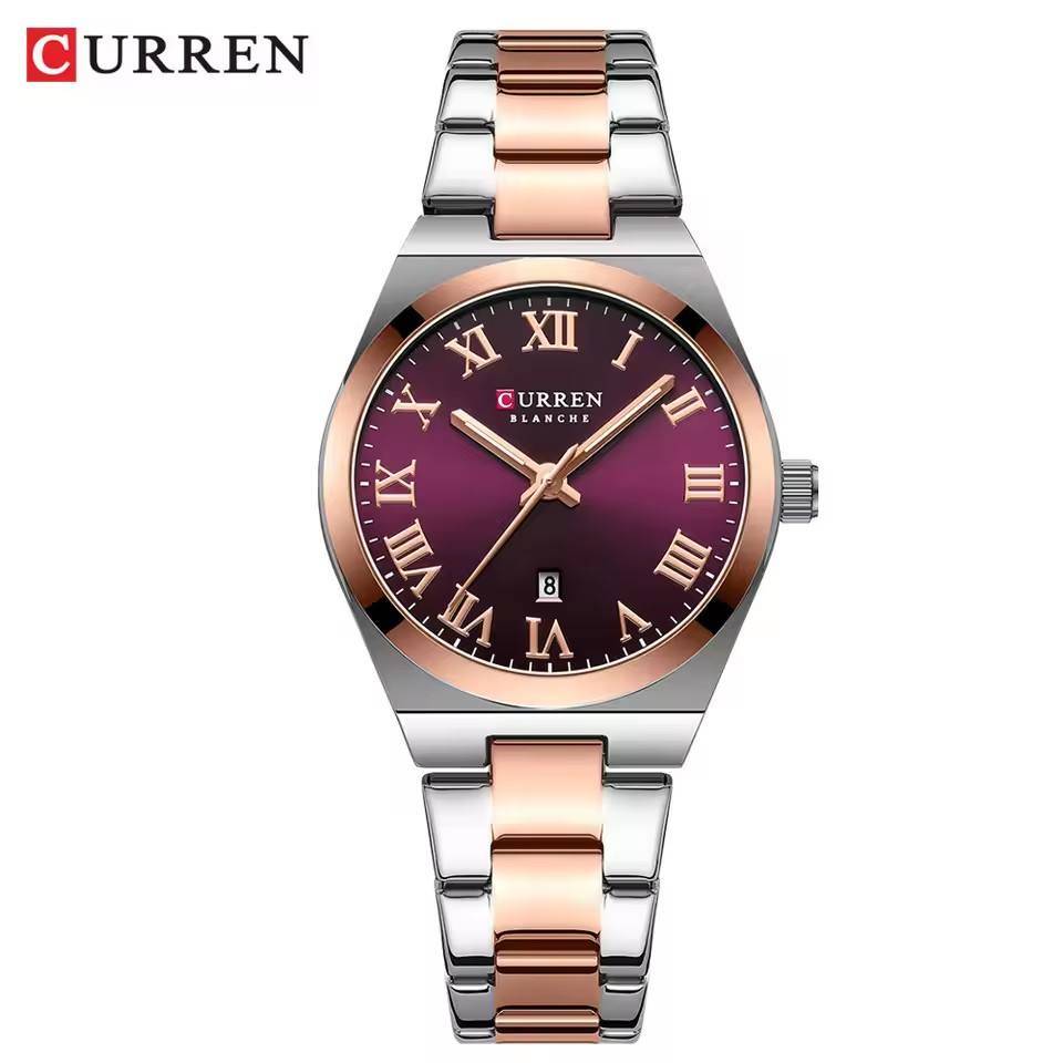 Curren 9095 CH For Women - Rose Purple