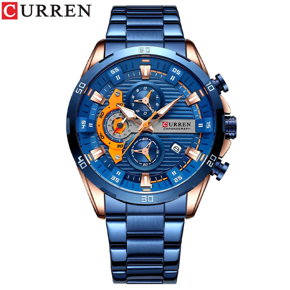 Curren 8402 CH For Men - Blue