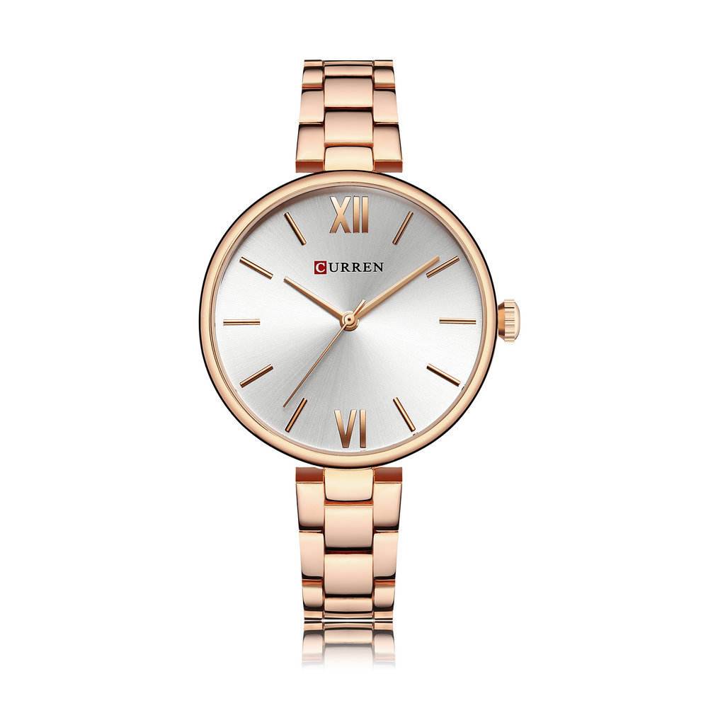 Curren 9017 CH  For Women - Rose White