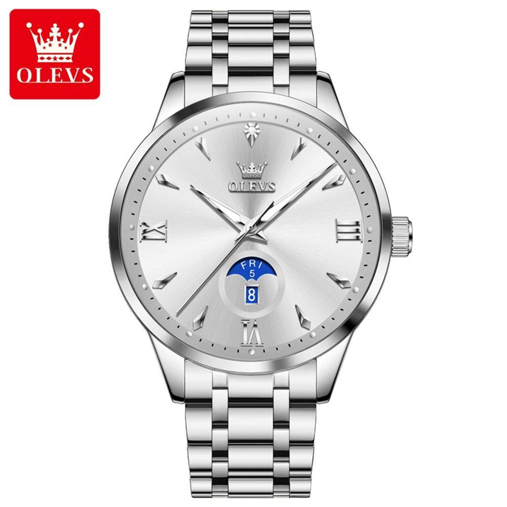 Olevs 3646 CH For Men - Silver