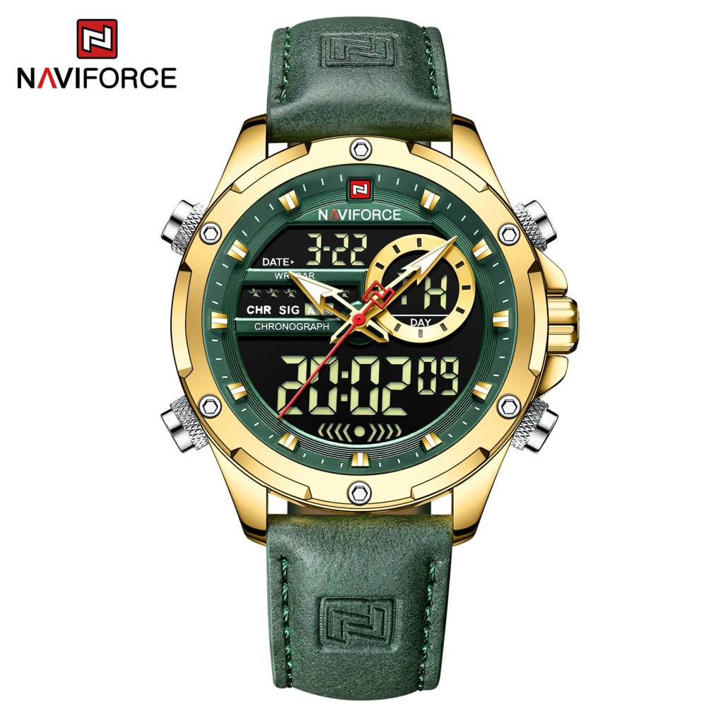 Naviforce 9208 L - Gold Green