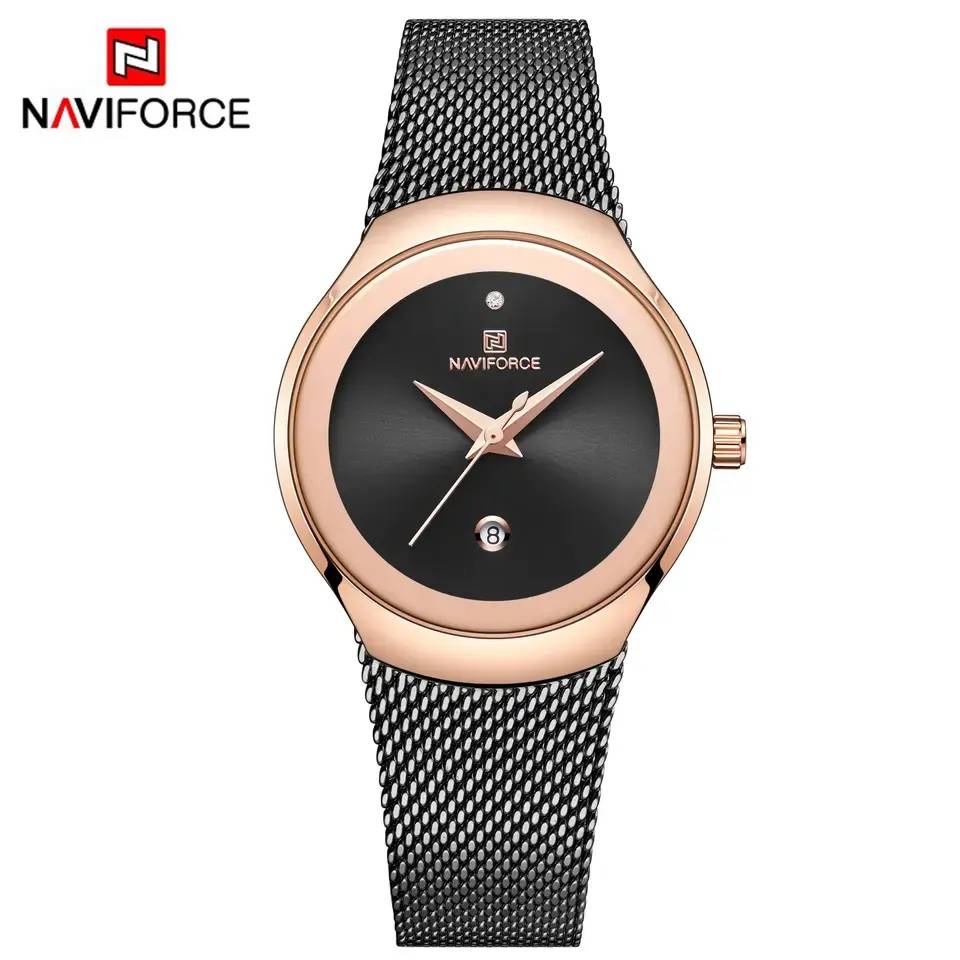 Naviforce 5004 CH For Women - Black
