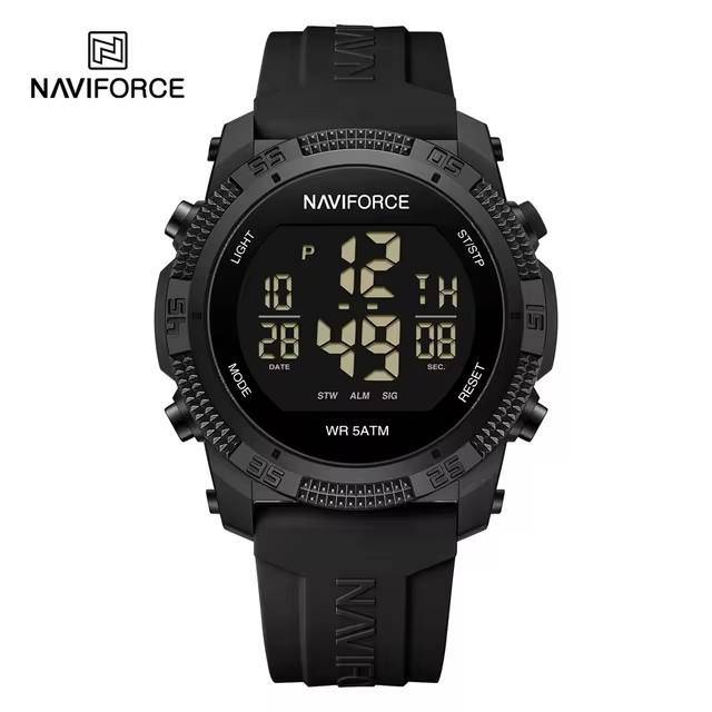 Naviforce 7104 For Men - Black