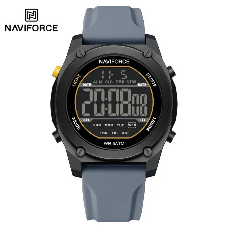 Naviforce 7134 For Men - Lite Gray