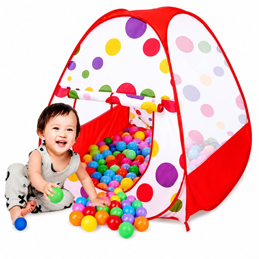 Baby Tent Play House for Kids – With 50 Pcs Plastic Balls