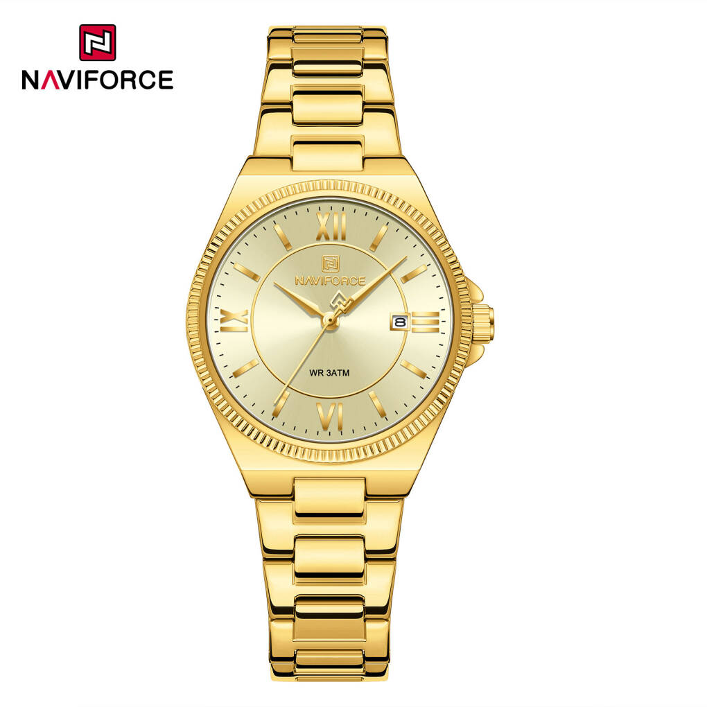 Naviforce 5073 Women's Watch - Gold