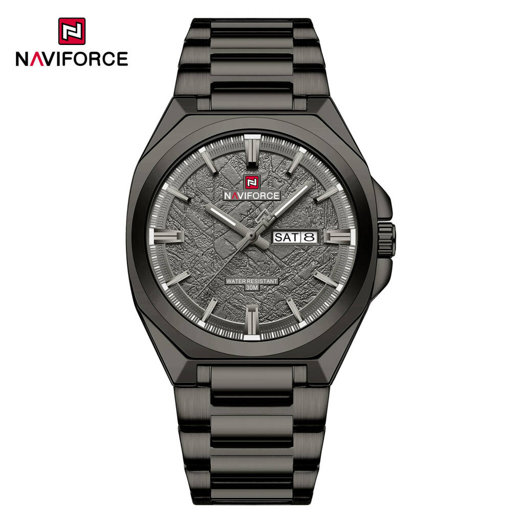 Naviforce 9273 Men's Watch - Black Gray