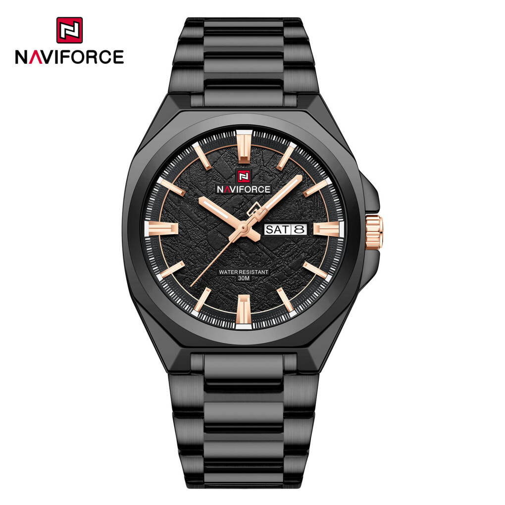 Naviforce 9273 Men's Watch - Black Rose