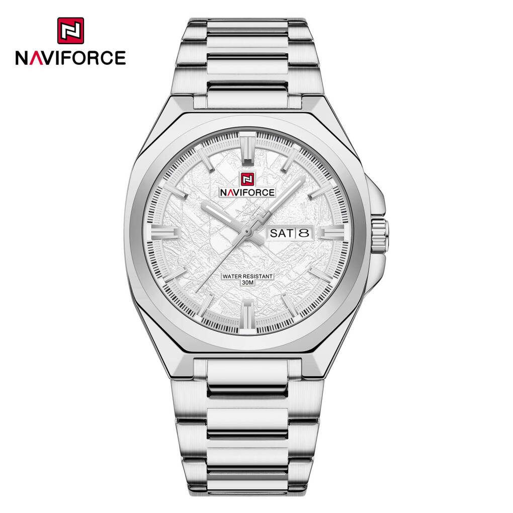 Naviforce 9273 Men's Watch - Silver