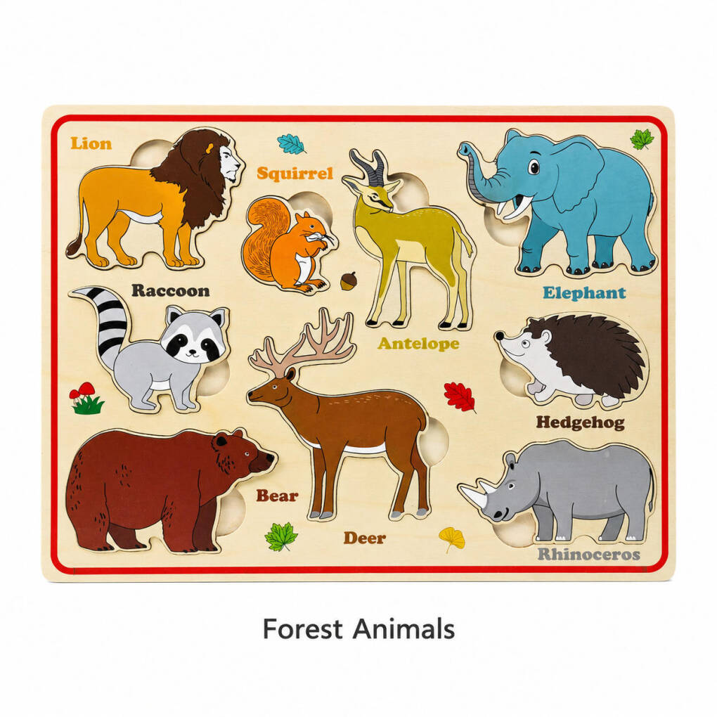 Baby 3D Puzzles – Wooden Educational Toy