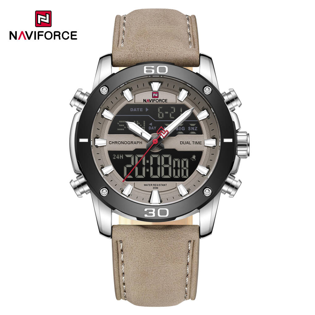 Naviforce 9294 L Men Watch - Silver Gray