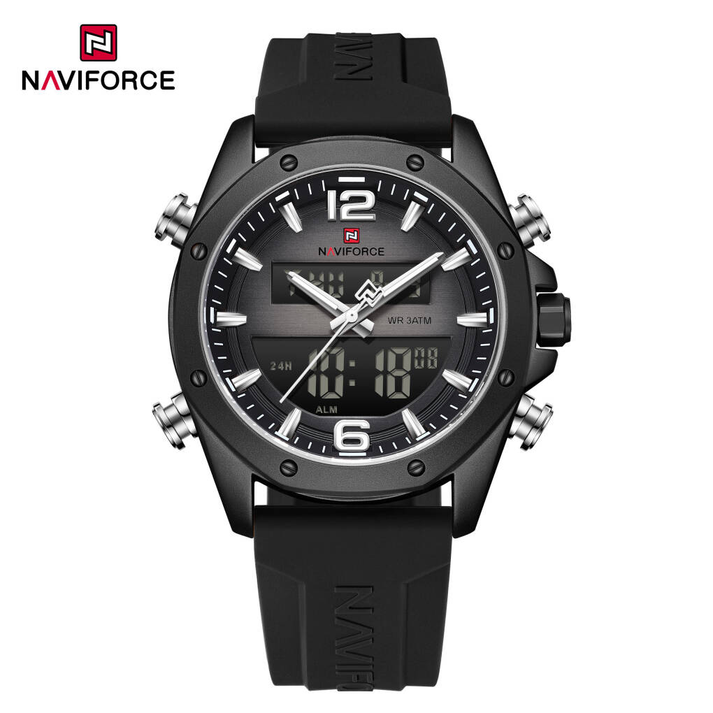 Naviforce 9264 T Men Watch - Black