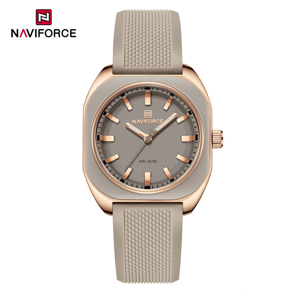 Naviforce 5061 Women Watch - Rose Gray