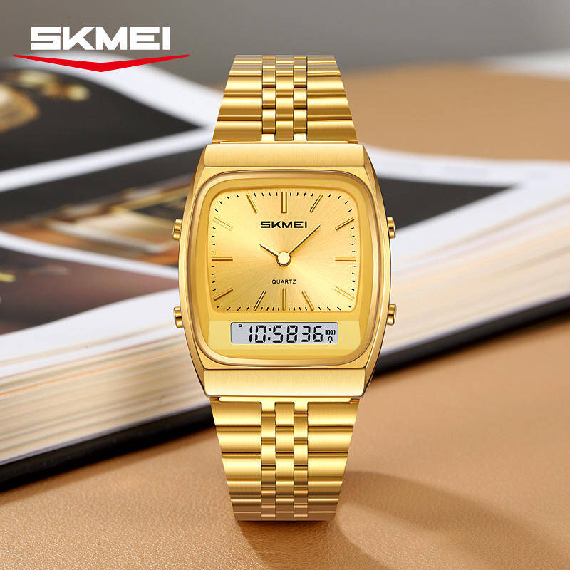 Skmei 2585 CH For Men Watch - Gold