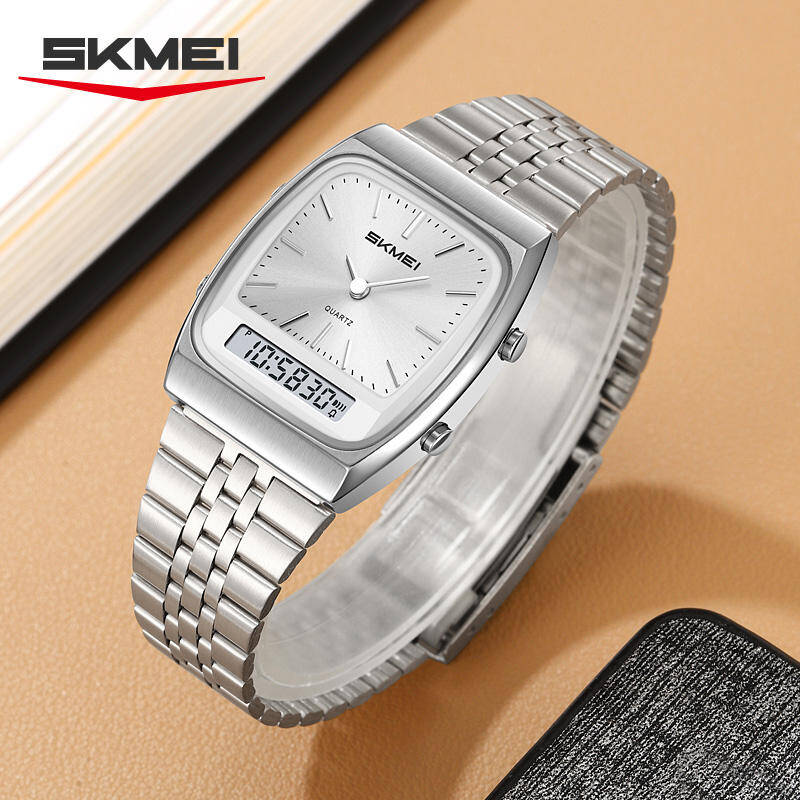 Skmei 2585 CH For Men Watch - Silver