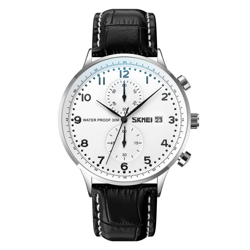 SKMEI 9301 L Men Watch - Black White