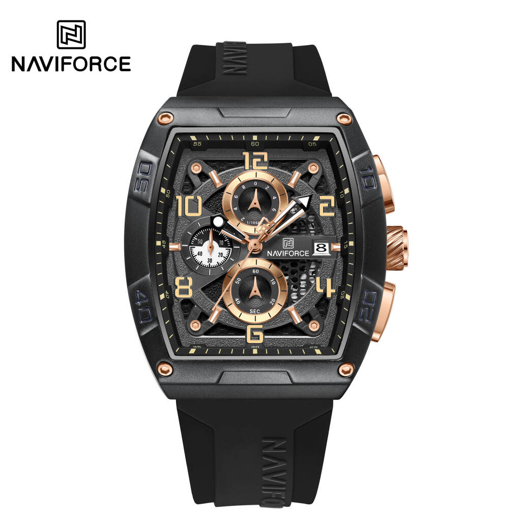 NAVIFORCE 8052 T Men Watch - Black Rose