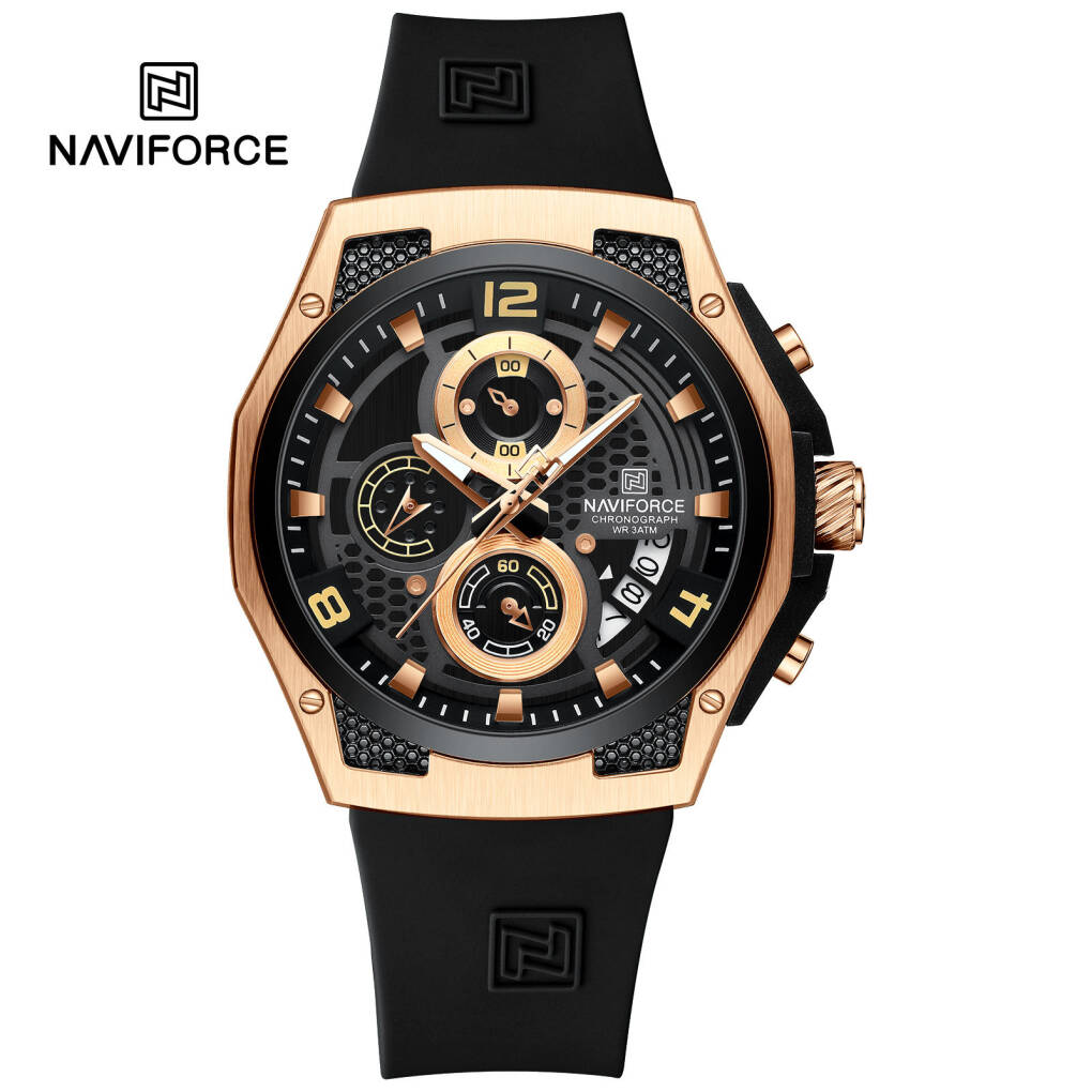 NAVIFORCE 8051T Men Watch - Black Rose