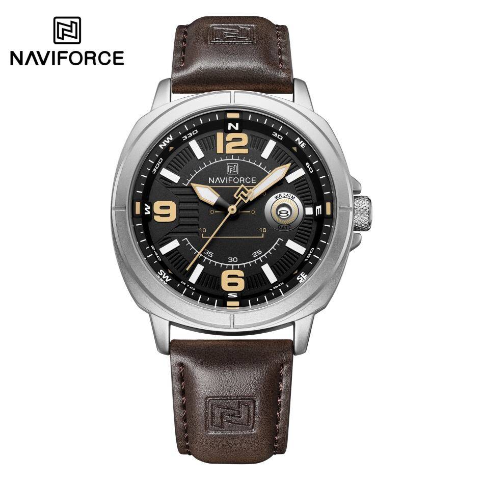 NAVIFORCE 8078 L Men Watch - Coffee