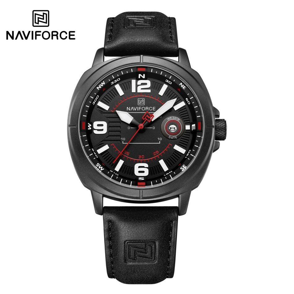 NAVIFORCE 8078 L Men Watch - Black Red