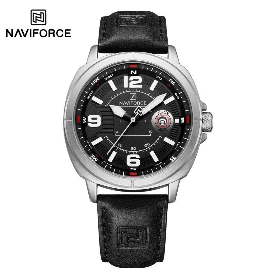 NAVIFORCE 8078 L Men Watch - Silver Black