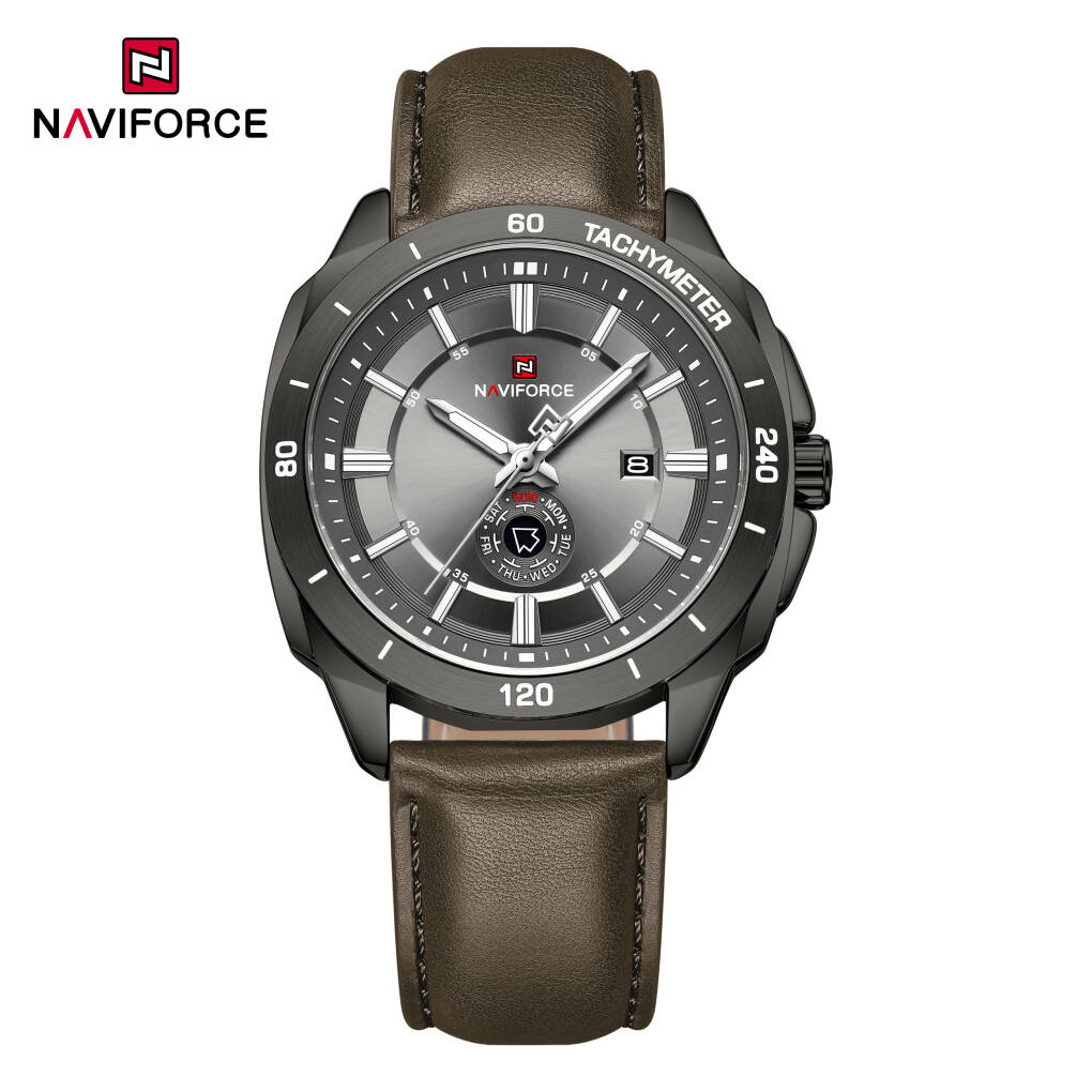 NAVIFORCE 9269 L Men Watch - Dark Brown Gray