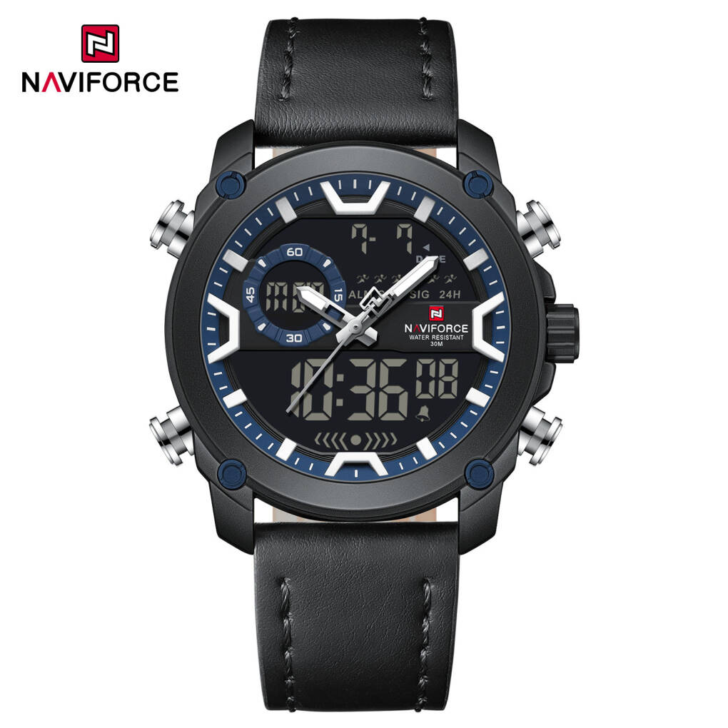 NAVIFORCE 9261 L Men Watch - Black Blue