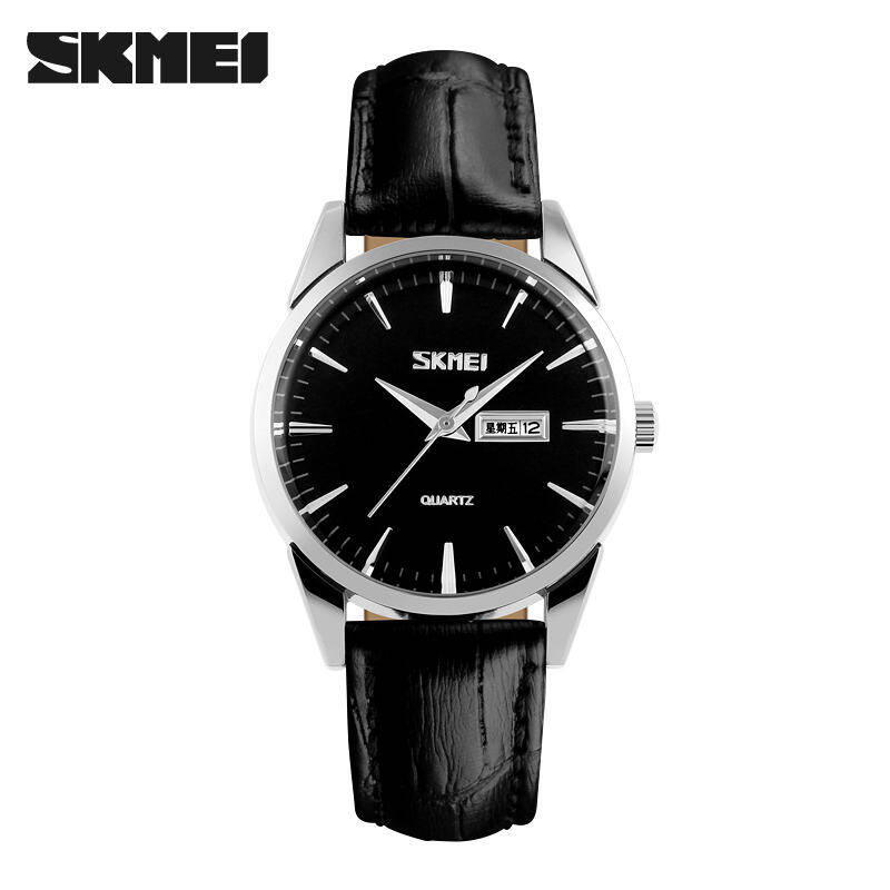 SKMEI 9073 L Women Watch - Silver Black