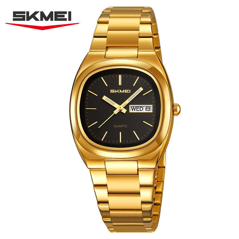 SKMEI 2420 Unisex Watch - Gold Black