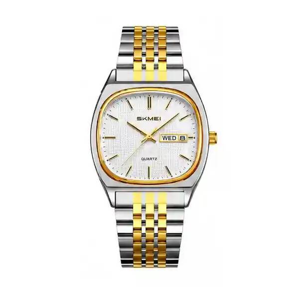SKMEI 2567 CH Men's Watch - Silver Gold White