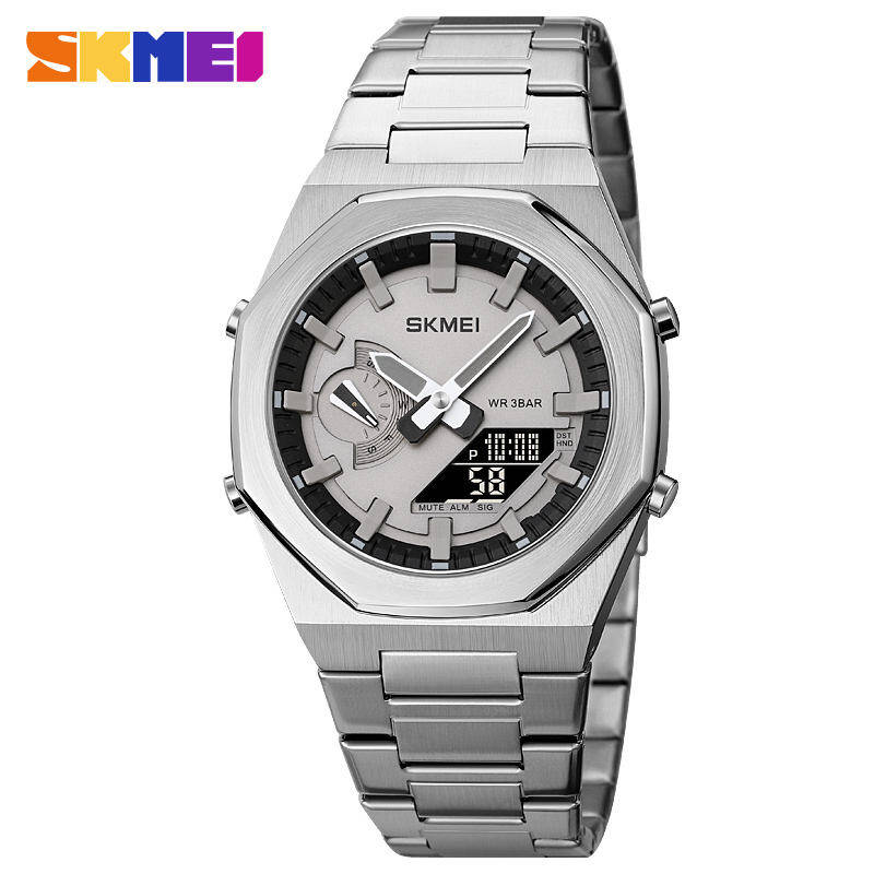 SKMEI 1816 Men Watch - Silver Black Gray