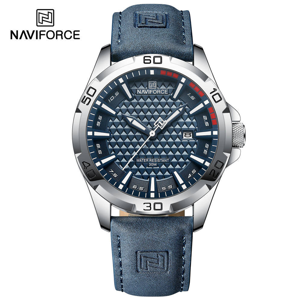 NAVIFORCE 8023 L Men Watch - Silver Blue
