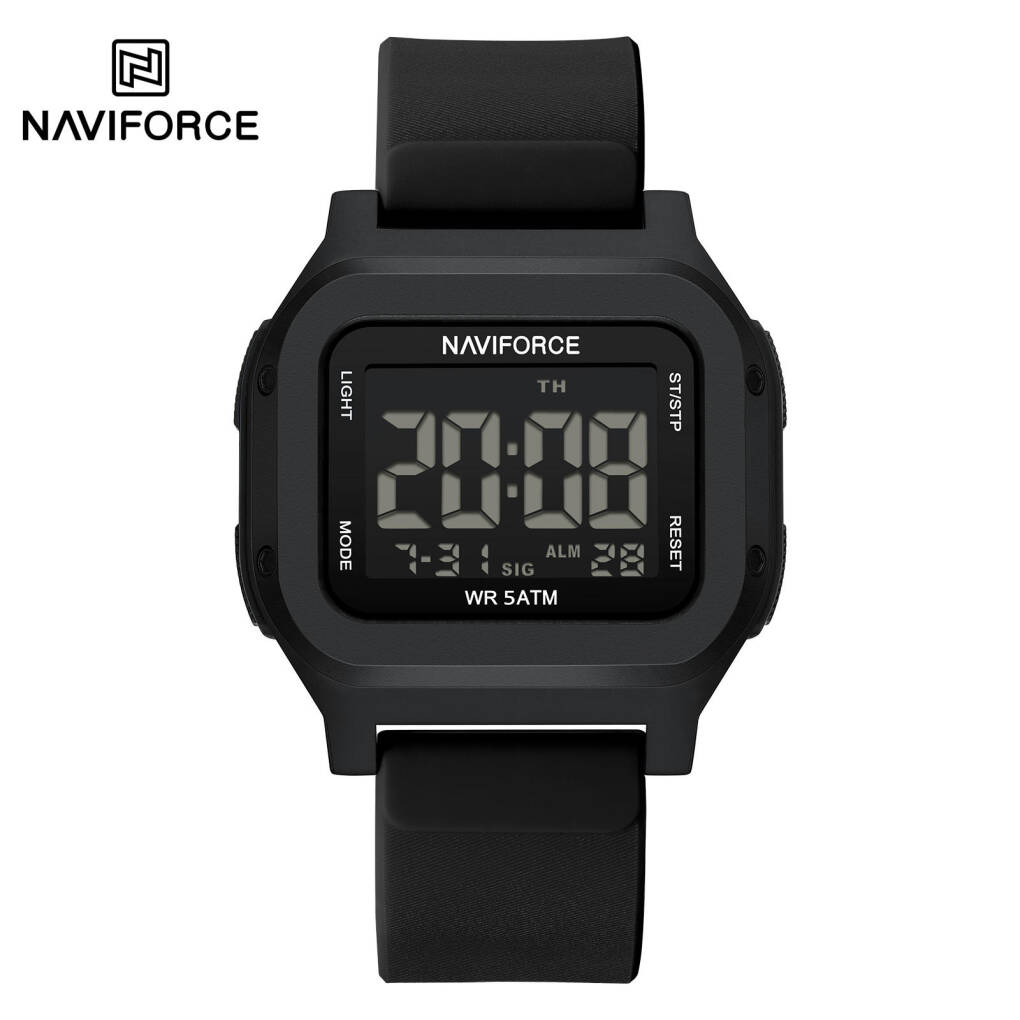 NAVIFORCE 7137 Men Digital Watch - Black