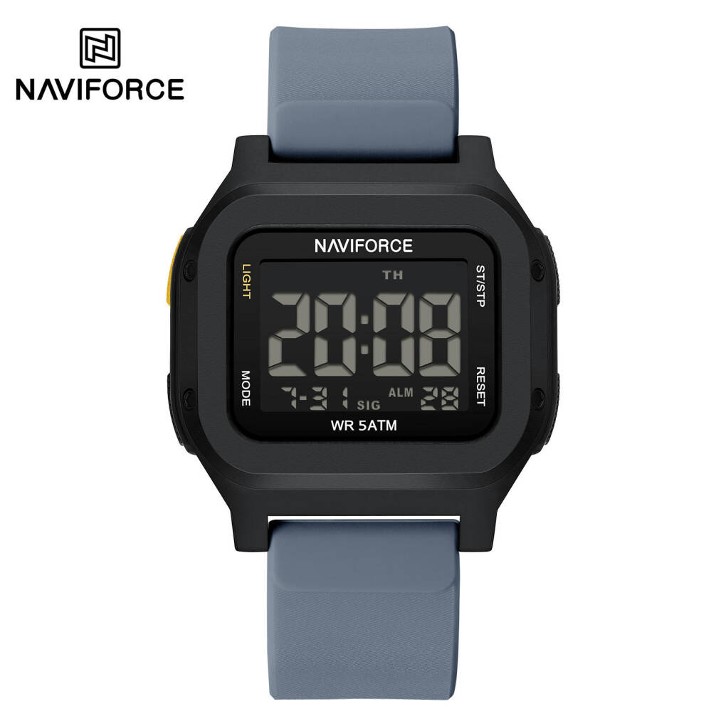 NAVIFORCE 7137 Men Digital Watch - Black Blue