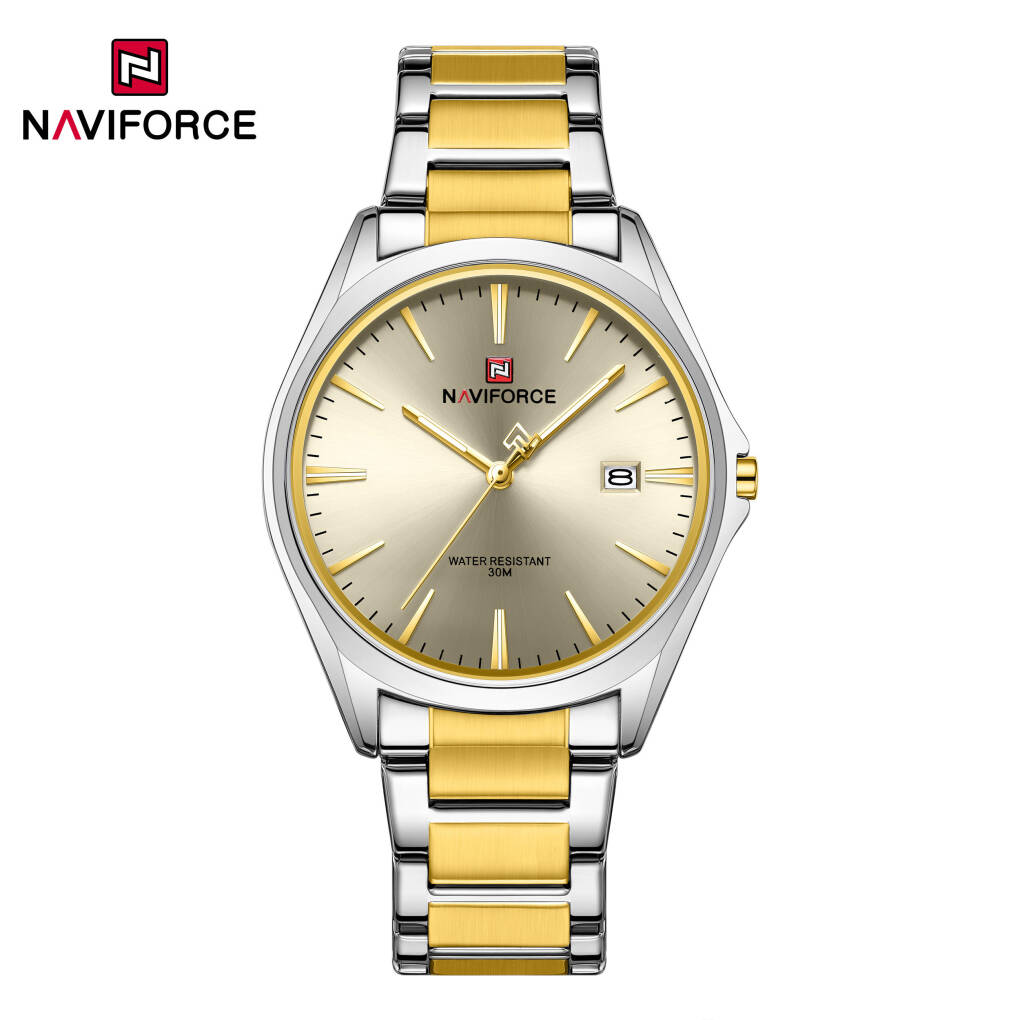 NAVIFORCE 9291 CH For Men - Silver Gold